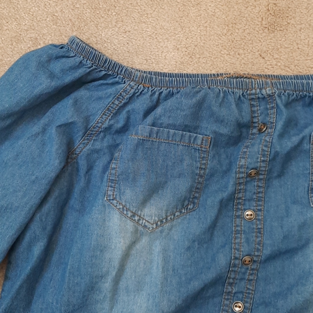 Denim blouse - Picture 2 of 4